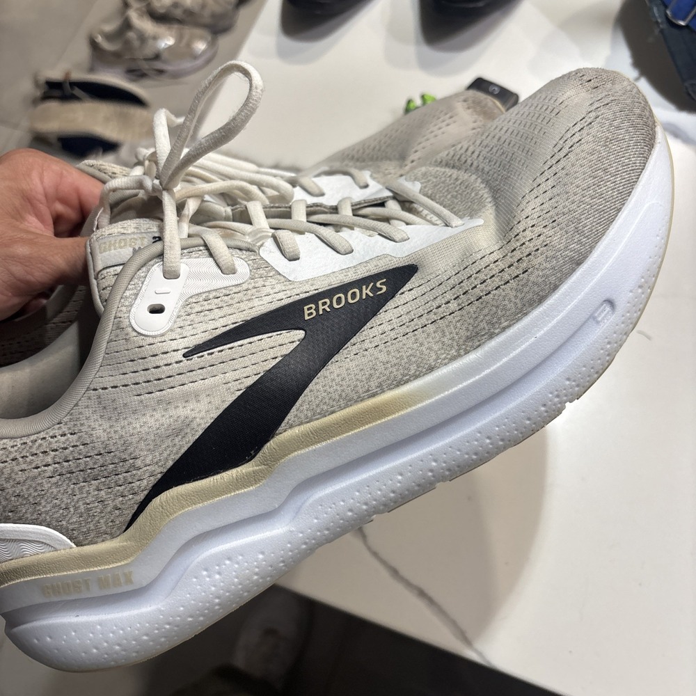 Size 14 - Brooks Ghost Max 2 White Pelican